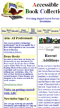 Mobile Screenshot of accessiblebookcollection.org